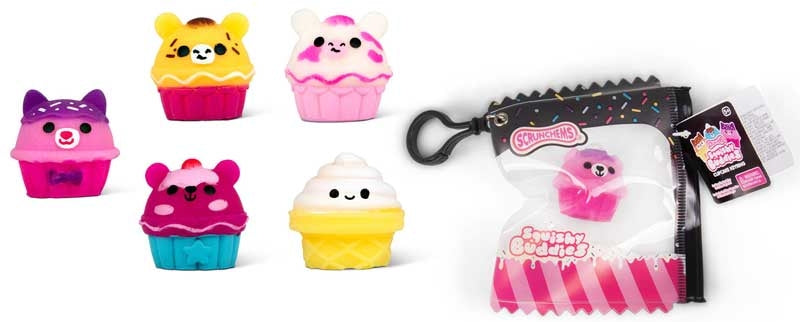 SCRUNCHEMS CUPCAKE KEYRING