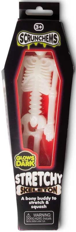 SCRUNCHEMS STRETCHY SQUISHY SKELETON ASSORTED